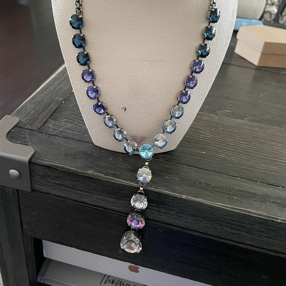 Elegant Multi-Color Crystal Necklace